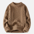 Women's Honeycomb Knit Crew Neck Jumper