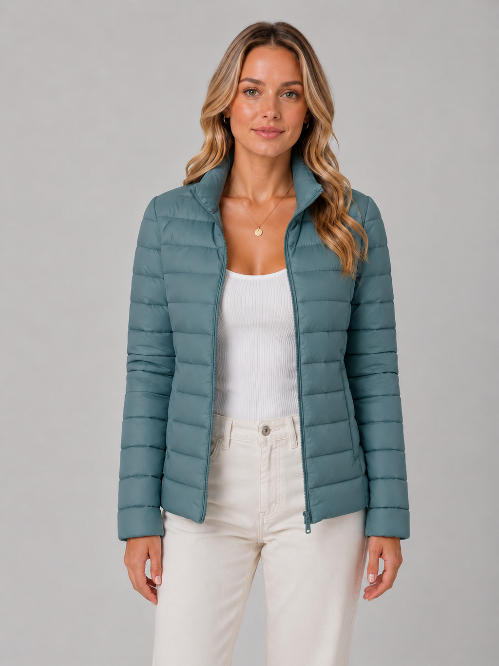 Women's Slim Fit Lightweight Puffer Jacket