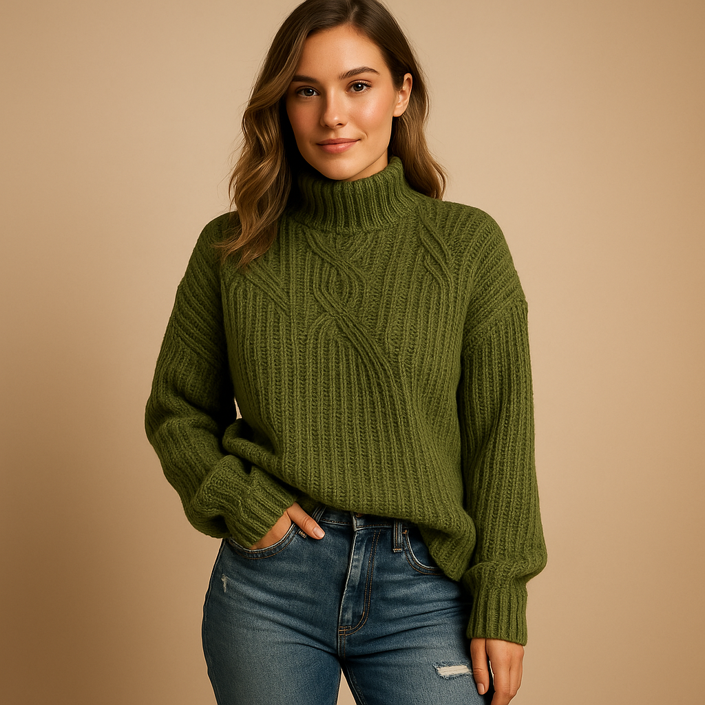 Women's Classic Long Sleeve Knit Jumper